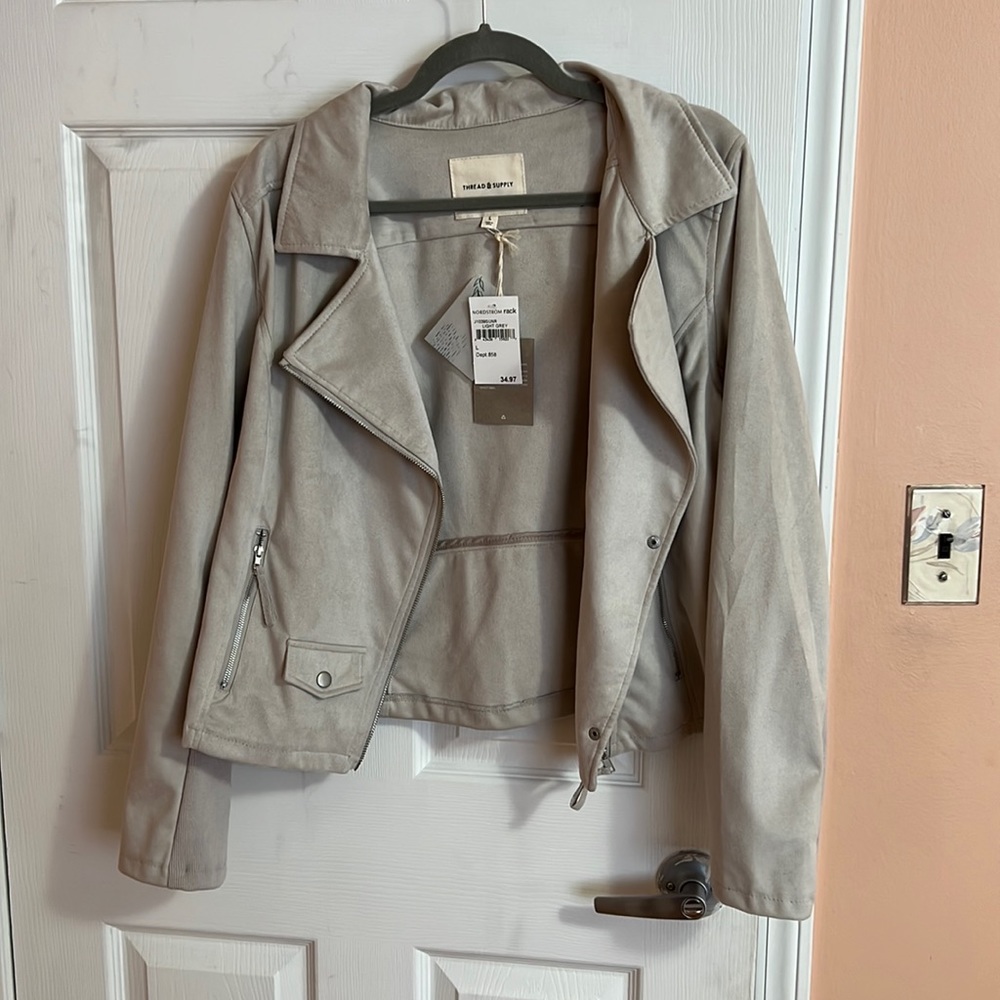 Thread & Supply light grey jacket